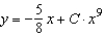 <strong>Solve the homogeneous differential equation .</strong> A) B) C) D) E)