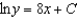 <strong>Find the orthogonal trajectories of the family .</strong> A) B) C) D) E)