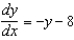 Solve the differential equation.  