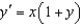 Solve the differential equation.  