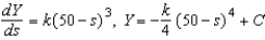 <strong>Write and solve the differential equation that models the following verbal statement: The rate of change of with respect to is proportional to .</strong> A) B) C) D) E)