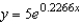 <strong>Find the exponential function that passes through the two given points. Round your values of C and k to four decimal places. </strong> A) B) C) D) E)