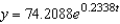 <strong>The number of bacteria in a culture is increasing according to the law of exponential growth. After 5 hours there are 175 bacteria in the culture and after 10 hours there are 425 bacteria in the culture. Answer the following questions, rounding numerical answers to four decimal places. (i) Find the initial population. (ii) Write an exponential growth model for the bacteria population. Let t represent time in hours. (iii) Use the model to determine the number of bacteria after 20 hours. (iv) After how many hours will the bacteria count be 15,000?</strong> A) (i) 72.0588 ; (ii) ; (iii) 3,819.3668 ; (iv) 32.4162 hr B) (i) 74.2088 ; (ii) ; (iii) 5,194.0840 ; (iv) 34.6442 hr C) (i) 72.0588 ; (ii) ; (iii) 2,506.6327 ; (iv) 30.0817 hr D) (i) 77.8388 ; (ii) ; (iii) 7,945.5374 ; (iv) 36.7554 hr E) (i) 79.3988 ; (ii) ; (iii) 10,598.0009 ; (iv) 38.5348 hr