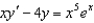 Which of the following is a solution of the differential equation   ?