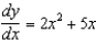 Use integration to find a general solution of the differential equation.  