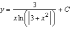 <strong>Use integration to find a general solution of the differential equation .</strong> A) B) C) D) E)
