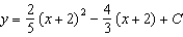 <strong>Use integration to find a general solution of the differential equation. </strong> A) B) C) D) E)