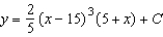 <strong>Use integration to find a general solution of the differential equation . </strong> A) B) C) D) E)