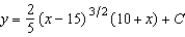<strong>Use integration to find a general solution of the differential equation . </strong> A) B) C) D) E)