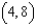 Use the differential equation   and its slope field to find the slope at the point   .  