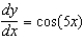 Select from the choices below the slope field for the differential equation.  