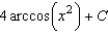 <strong>Find the integral of .</strong> A) B) C) D) E)