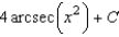 <strong>Find the integral of .</strong> A) B) C) D) E)