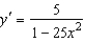 <strong>Find the derivative of the function .</strong> A) B) C) D) E)
