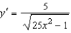 <strong>Find the derivative of the function .</strong> A) B) C) D) E)