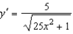 <strong>Find the derivative of the function .</strong> A) B) C) D) E)