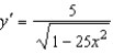 <strong>Find the derivative of the function .</strong> A) B) C) D) E)