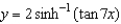Find the derivative of the function   .