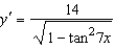 <strong>Find the derivative of the function .</strong> A) B) C) D) E)