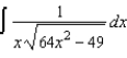 Find the indefinite integral.  