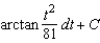 <strong>Find the integral </strong> A) B) C) D) E)
