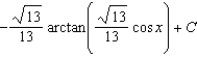<strong>Find the integral </strong> A) B) C) D) E)