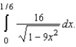 Evaluate the integral  