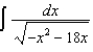 Find the indefinite integral.  