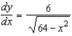 Use the differential equation and the initial condition to find y.