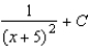 <strong>Find the indefinite integral of .</strong> A) B) C) D) E)