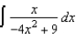 Find the indefinite integral.  