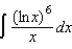 Find the indefinite integral   .