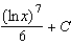 <strong>Find the indefinite integral .</strong> A) B) C) D) E)