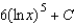 <strong>Find the indefinite integral .</strong> A) B) C) D) E)