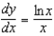 Use integration to find the particular solution of the differential equation which passes through the point .