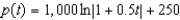 <strong>Suppose a population of bacteria is changing at a rate of where t is the time in days. The initial population (when t = 0) is 500. Write an equation that gives the population at any time t.</strong> A) B) C) D) E)