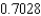 <strong>Apply the Trapezoidal Rule and Simpson's Rule to approximate the value of the definite integral using subintervals. Round your answer to six decimal places and compare the result with the exact value of the definite integral. </strong> A) The Trapezoidal rule gives 0.7100 and Simpson's rule gives . B) The Trapezoidal rule gives and Simpson's rule gives . C) The Trapezoidal rule gives 0.7100 and Simpson's rule gives . D) The Trapezoidal rule gives and Simpson's rule gives . E) The Trapezoidal rule gives and Simpson's rule gives .
