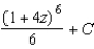 <strong>Find the indefinite integral .</strong> A) B) C) D) E)