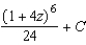 <strong>Find the indefinite integral .</strong> A) B) C) D) E)