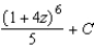 <strong>Find the indefinite integral .</strong> A) B) C) D) E)