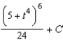 <strong>Find the indefinite integral .</strong> A) B) C) D) E)