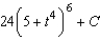 <strong>Find the indefinite integral .</strong> A) B) C) D) E)