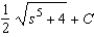 <strong>Find the indefinite integral of the following function and check the result by differentiation. </strong> A) B) C) D) E)