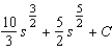 <strong>Find the indefinite integral of the following function and check the result by differentiation. </strong> A) B) C) D) E)
