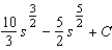 <strong>Find the indefinite integral of the following function and check the result by differentiation. </strong> A) B) C) D) E)