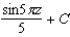 <strong>Find the indefinite integral of the following function. </strong> A) B) C) D) E)