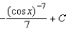 <strong>Find the indefinite integral of the following function. </strong> A) B) C) D) E)