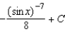 <strong>Find the indefinite integral of the following function. </strong> A) B) C) D) E)