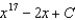 <strong>Find the indefinite integral. </strong> A) B) C) D) E)