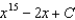 <strong>Find the indefinite integral. </strong> A) B) C) D) E)
